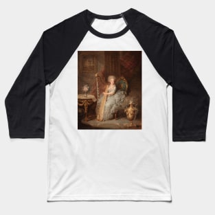 Madame Elisabeth seated at her harp - Charles Le Clercq Baseball T-Shirt